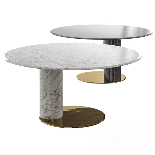 Marble Round Teatable table