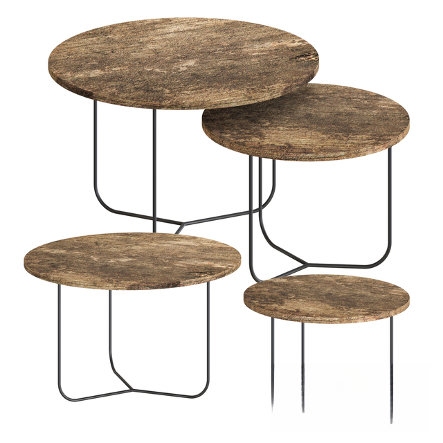 Round Teatable Set table