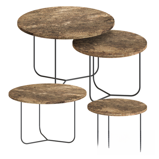 Round Teatable Set table