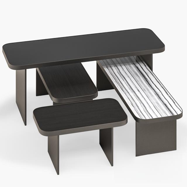 Black Modern Teatable table