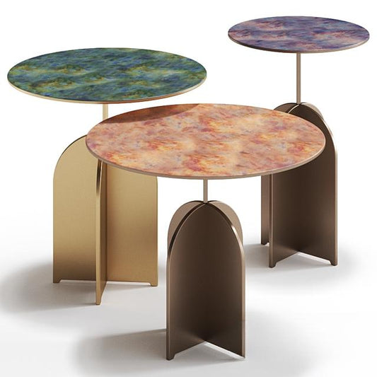 MarblePattern Modern Teatable table