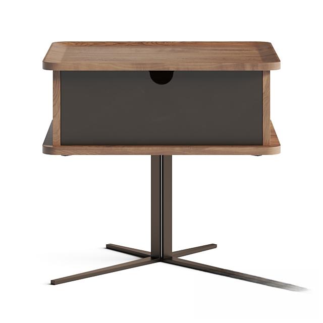 wooden metal modern table