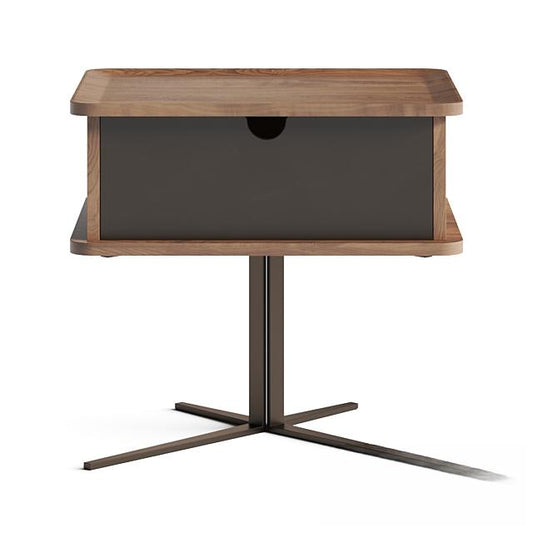 wooden metal modern table