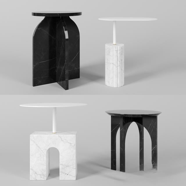 Marble Geometric Teatable table