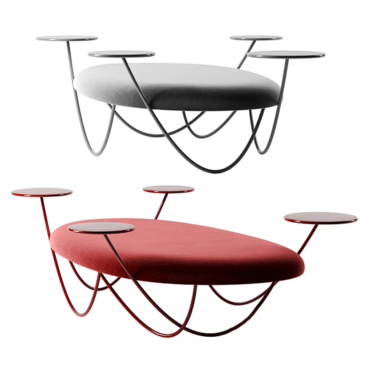 Modern Oval Teatable table