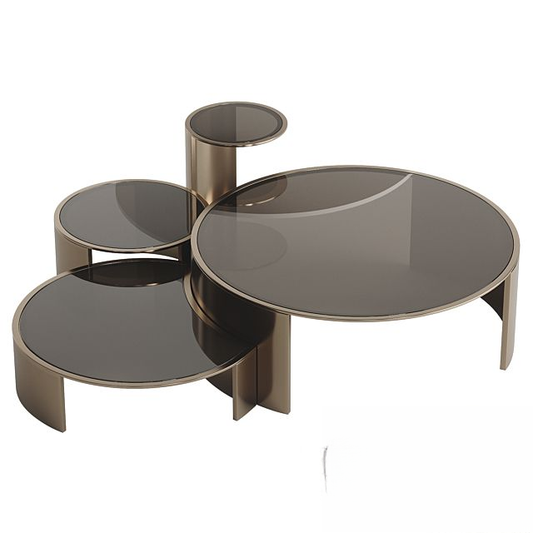 Round Metal Teatable table