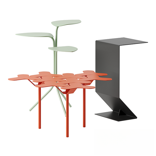 Modern geometric teatable table