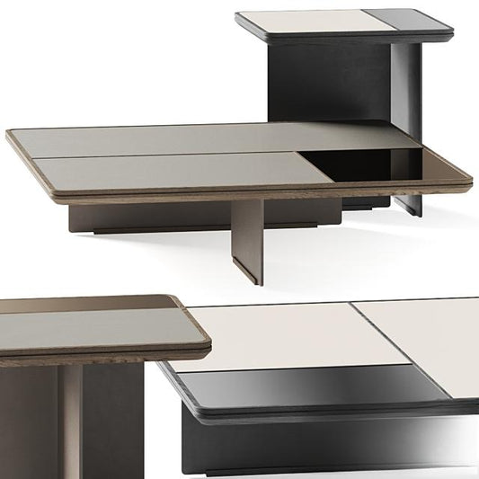 Modern geometric teatable table