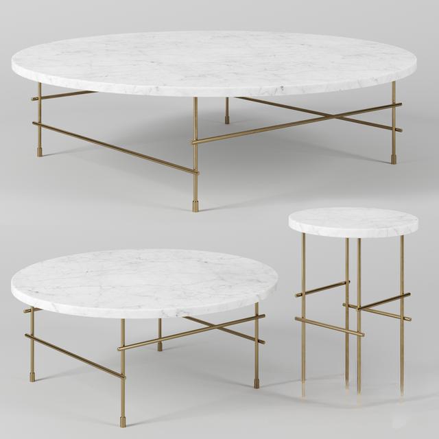 Marble Round Teatable table