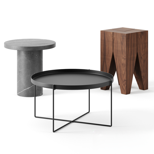 Round Teatable Modern