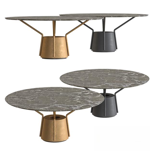 Marble Metal Teatable table
