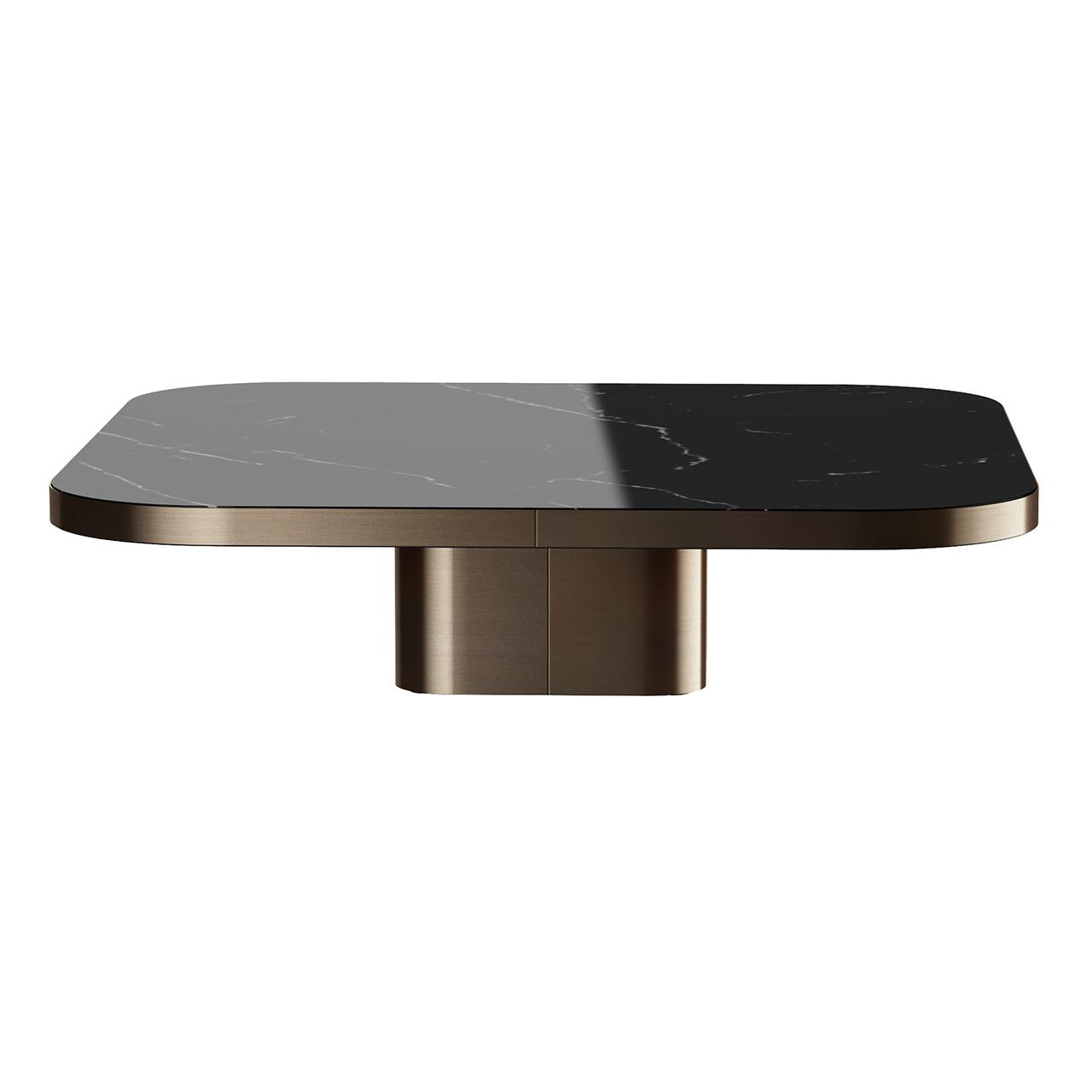 Marble metal modern table