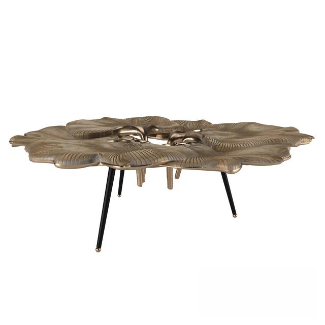 Floral Shaped Metal Teatable table