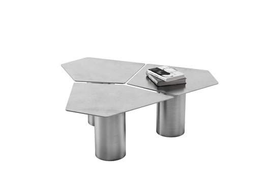 Geometric Metal Teatable table