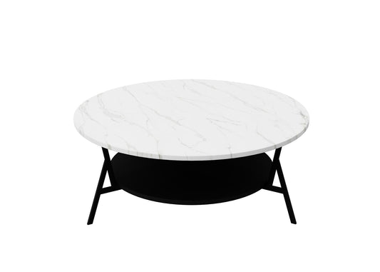 Round White Modern table