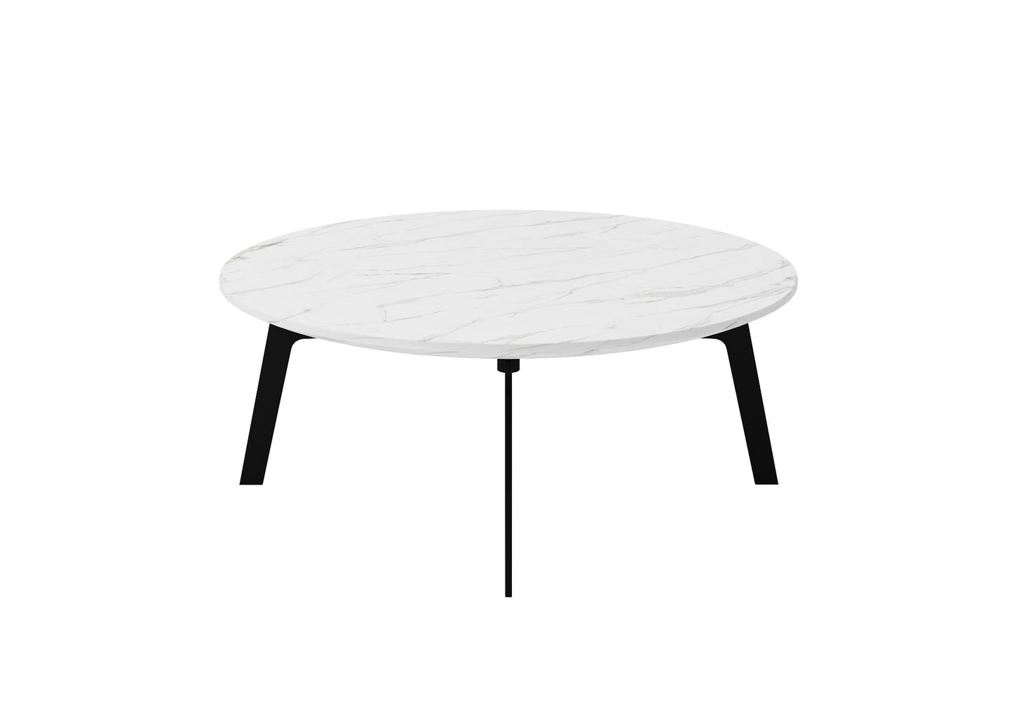 Round White Teatable table