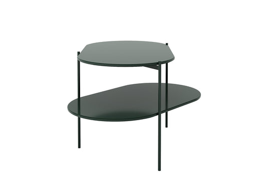 black oval teatable table