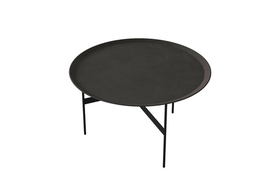 Round Black Teatable table