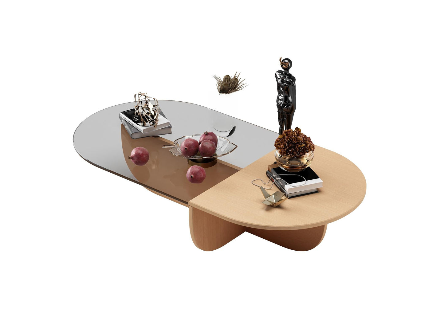 Modern Oval Teatable table