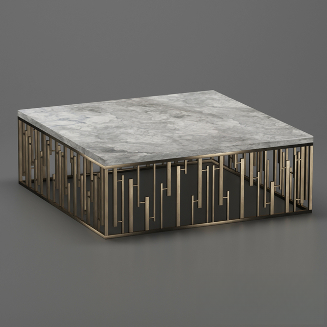 Marble Metal Teatable table