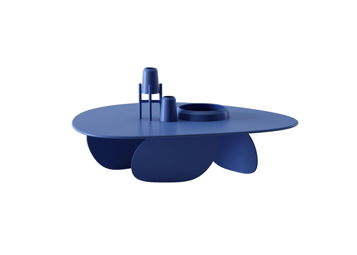 Blue Irregular Teatable table
