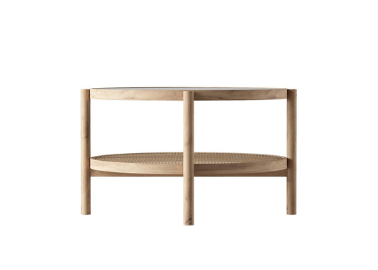 Simple wooden teatable table