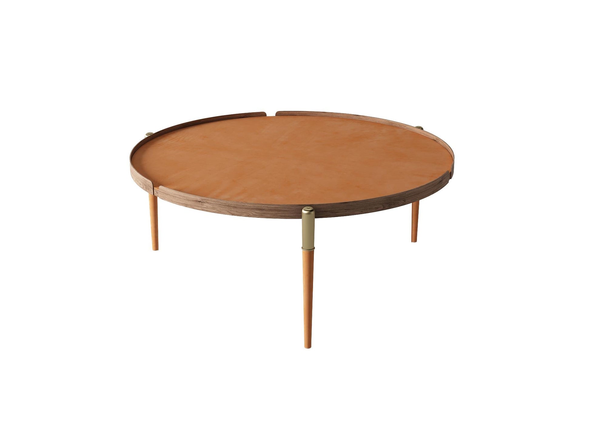 Round Wooden Teatable table