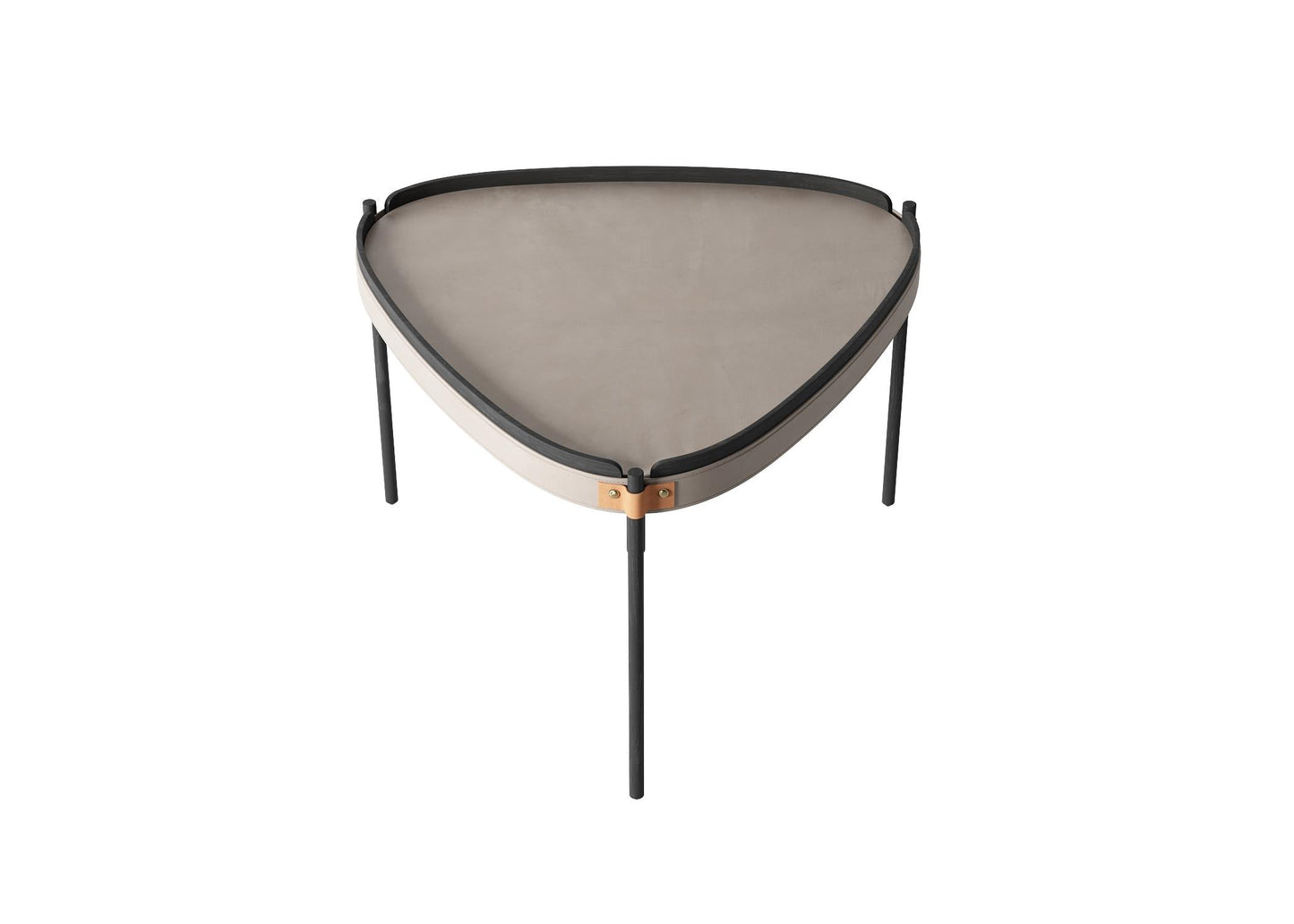 Triangular teatable table