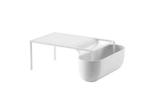 White Modern Teatable table