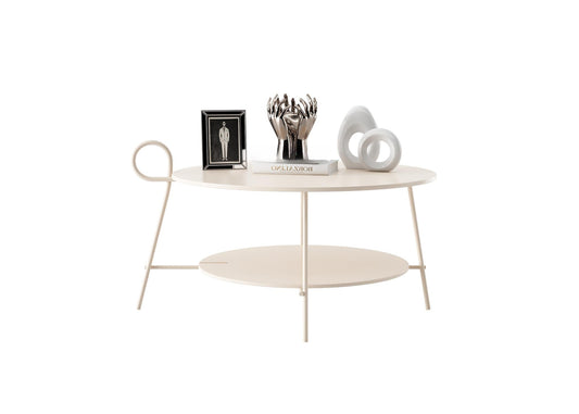 Round White Teatable table