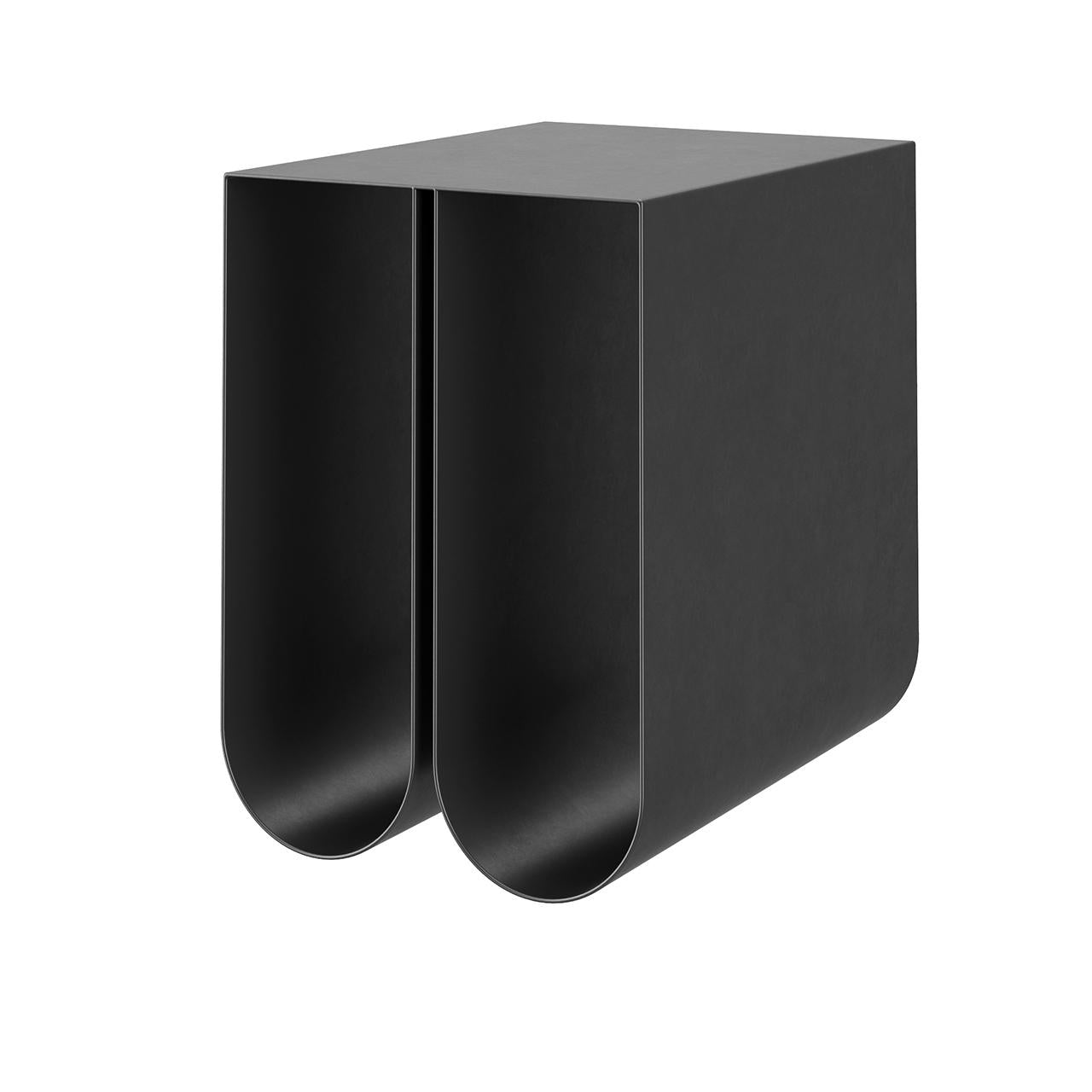 Modern black teatable table