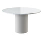 Round white teatable table