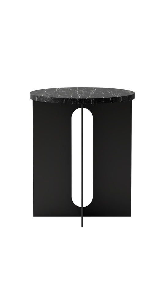 Round Black Teatable table