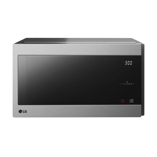 Silver Black Microwave