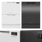 White Black Dishwasher appliance