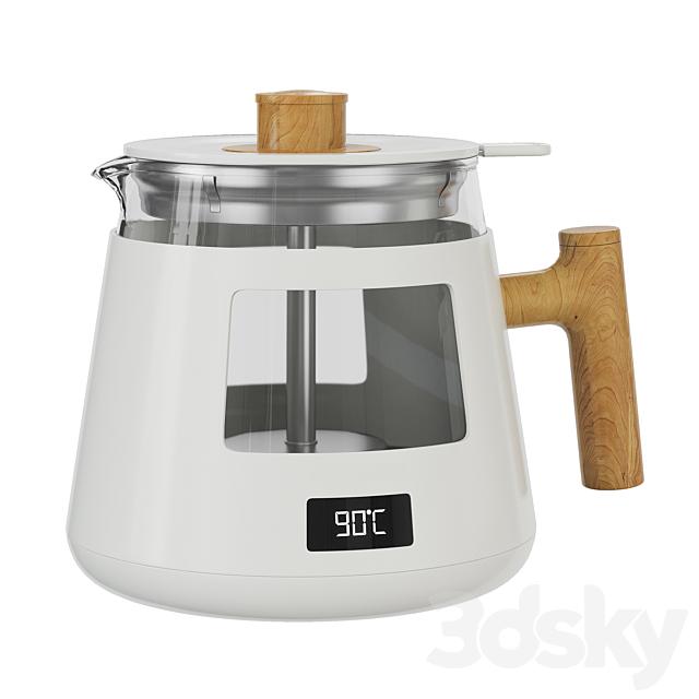 White Electric Kettle appliance