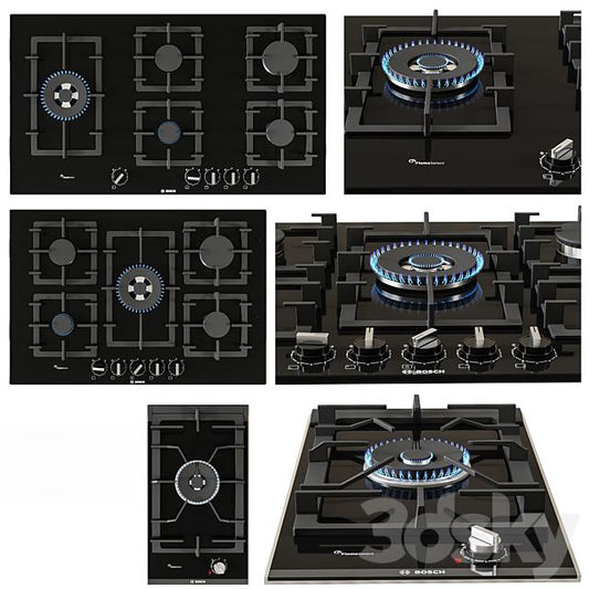 Gas Cooker Modern Black appliance