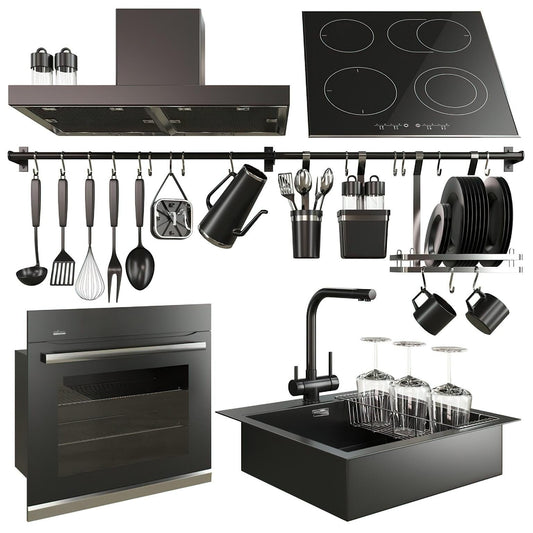 Modern Black Kitchen appliance