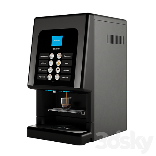 Black Automatic Coffee Machine