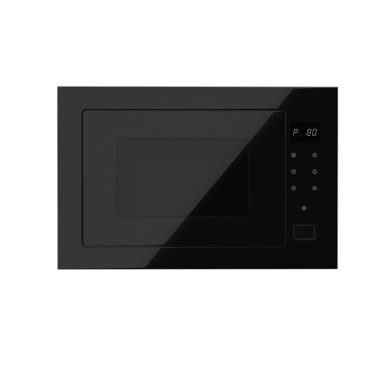 Black Modern Microwave