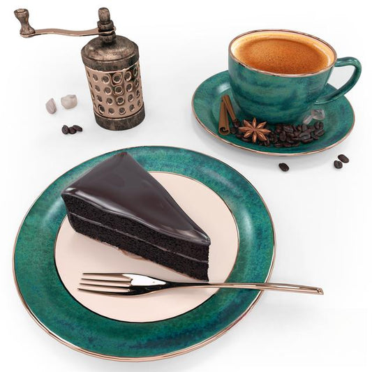 CoffeeCupGreenCeramic