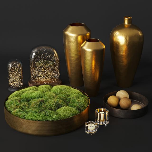 Gold Decorative Vase food