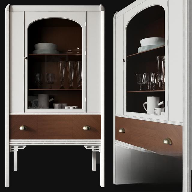 White Wooden Cabinet food