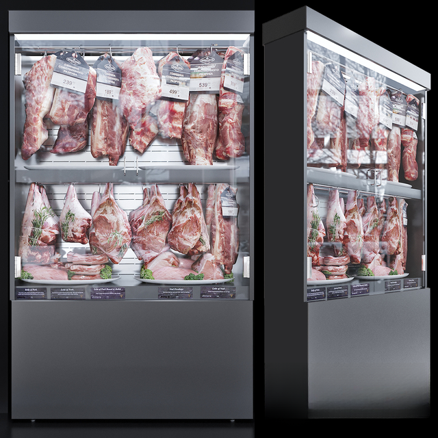Meat Display Refrigerator food