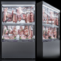 Meat Display Refrigerator food
