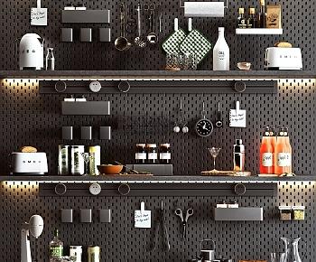 Kitchenware Modern Shelf food