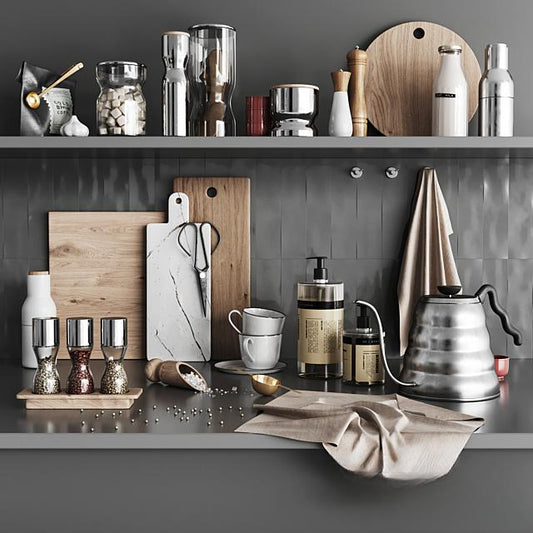 Kitchenware Modern Shelf food
