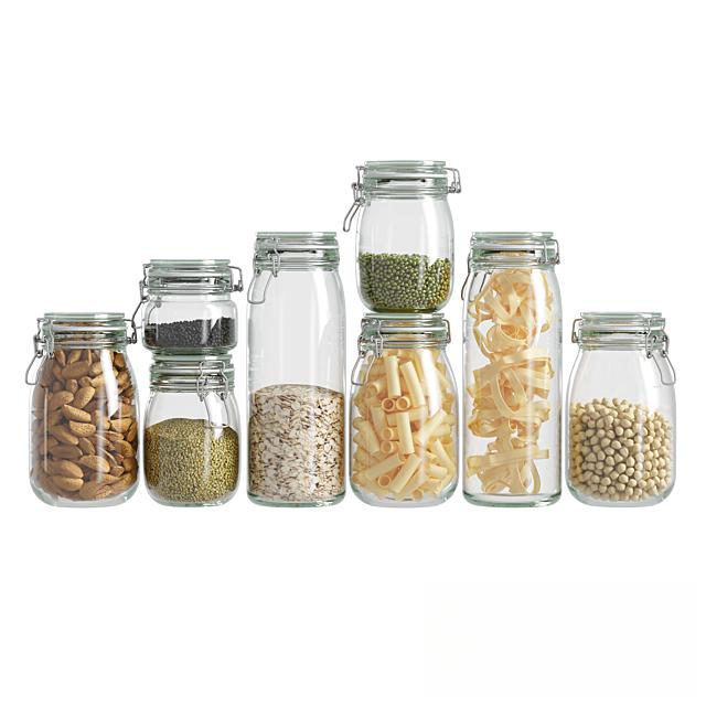 Glass Jar Kitchen food