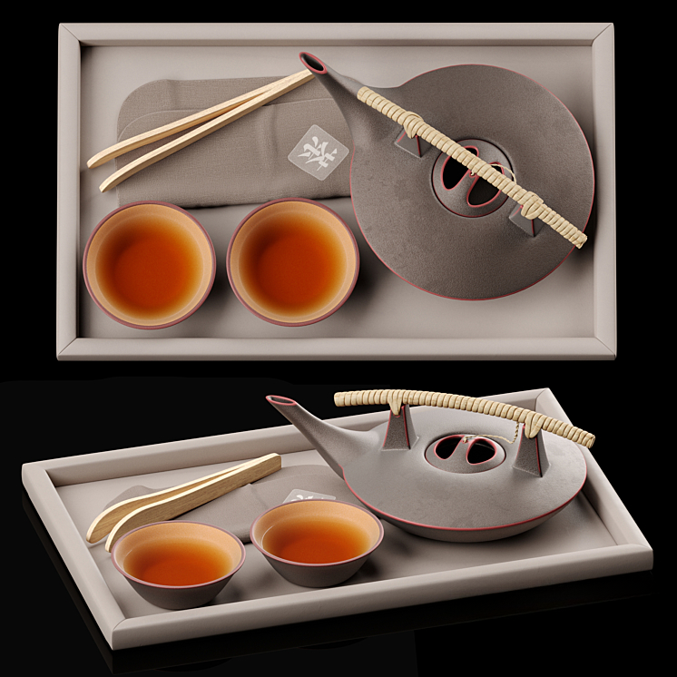 Tea Set Traditional Tray tableware