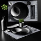Black Modern Dining tableware